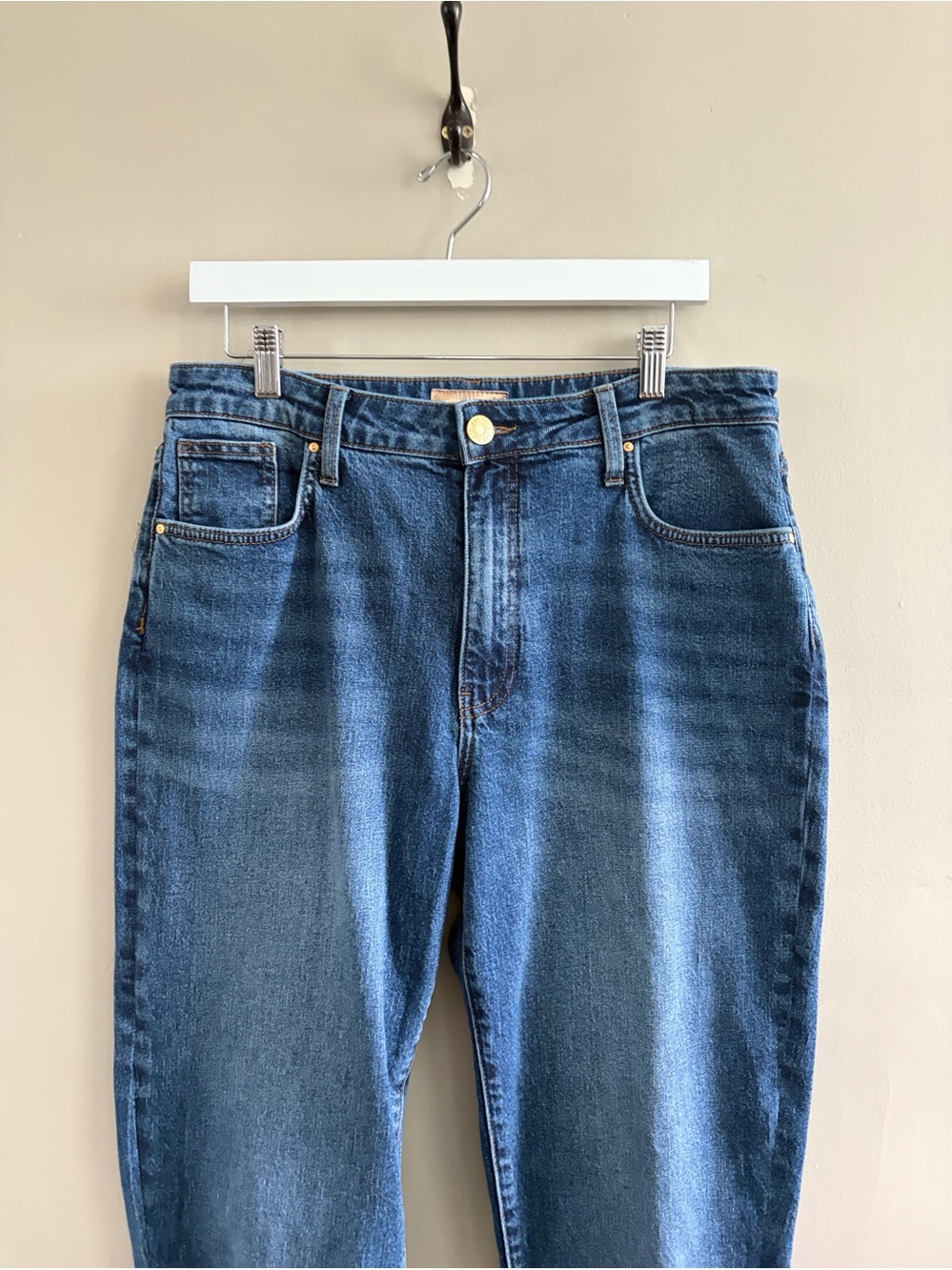 KUT from the Kloth Ashley Slouchy Barrel Jean size 10 raw hem - Picture 3 of 5